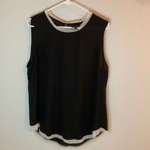 Sheer Black Tank Top